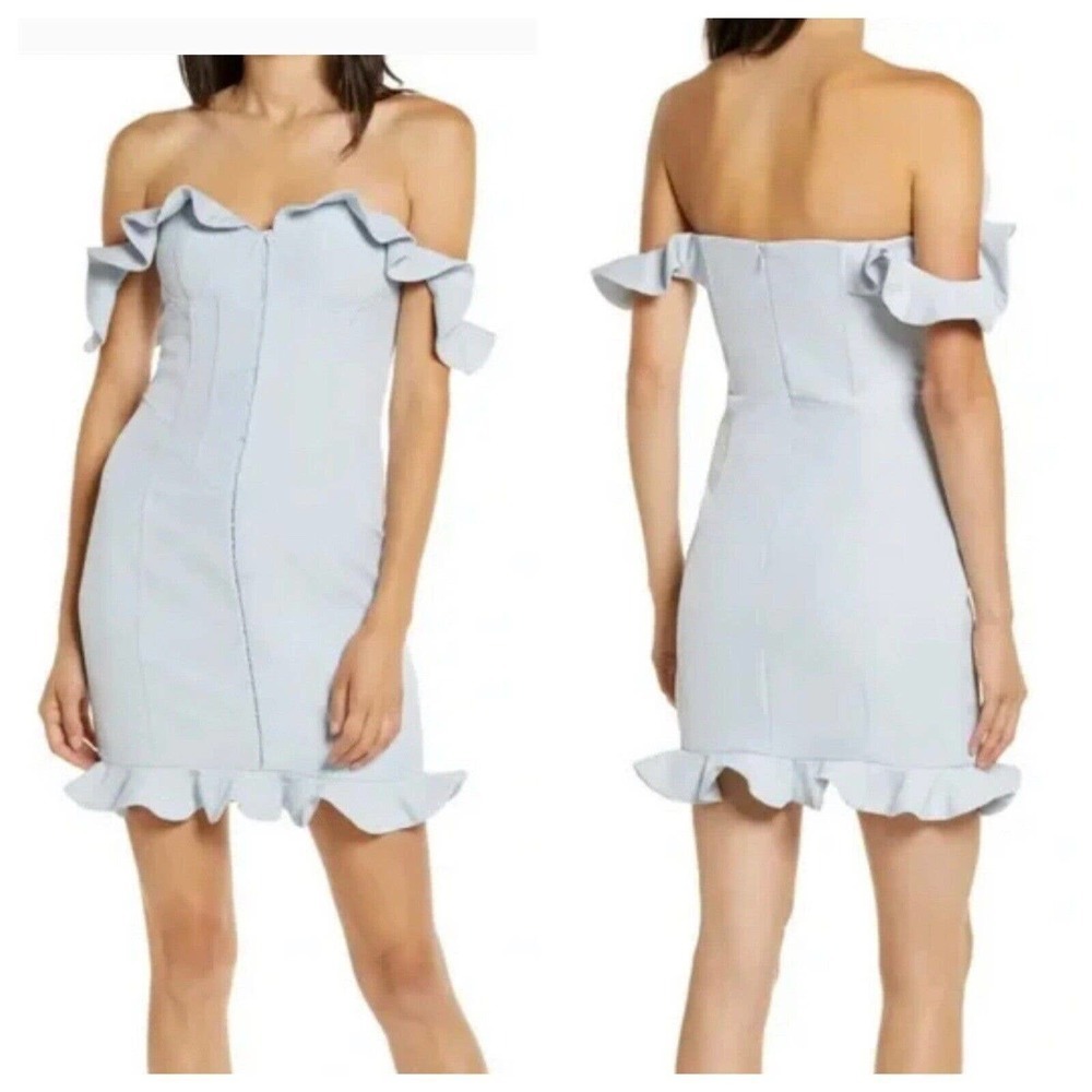 Lavish Alice Corset Ruffle Mini Dress
